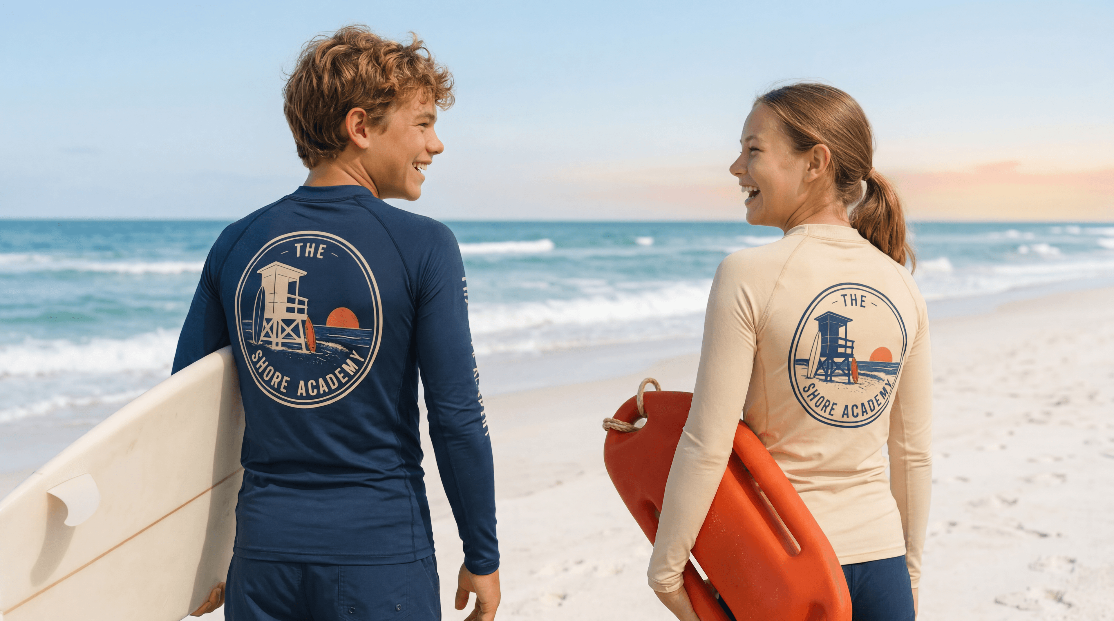 Shore Academy junior lifeguard program training, future certified ocean lifeguards in South Florida